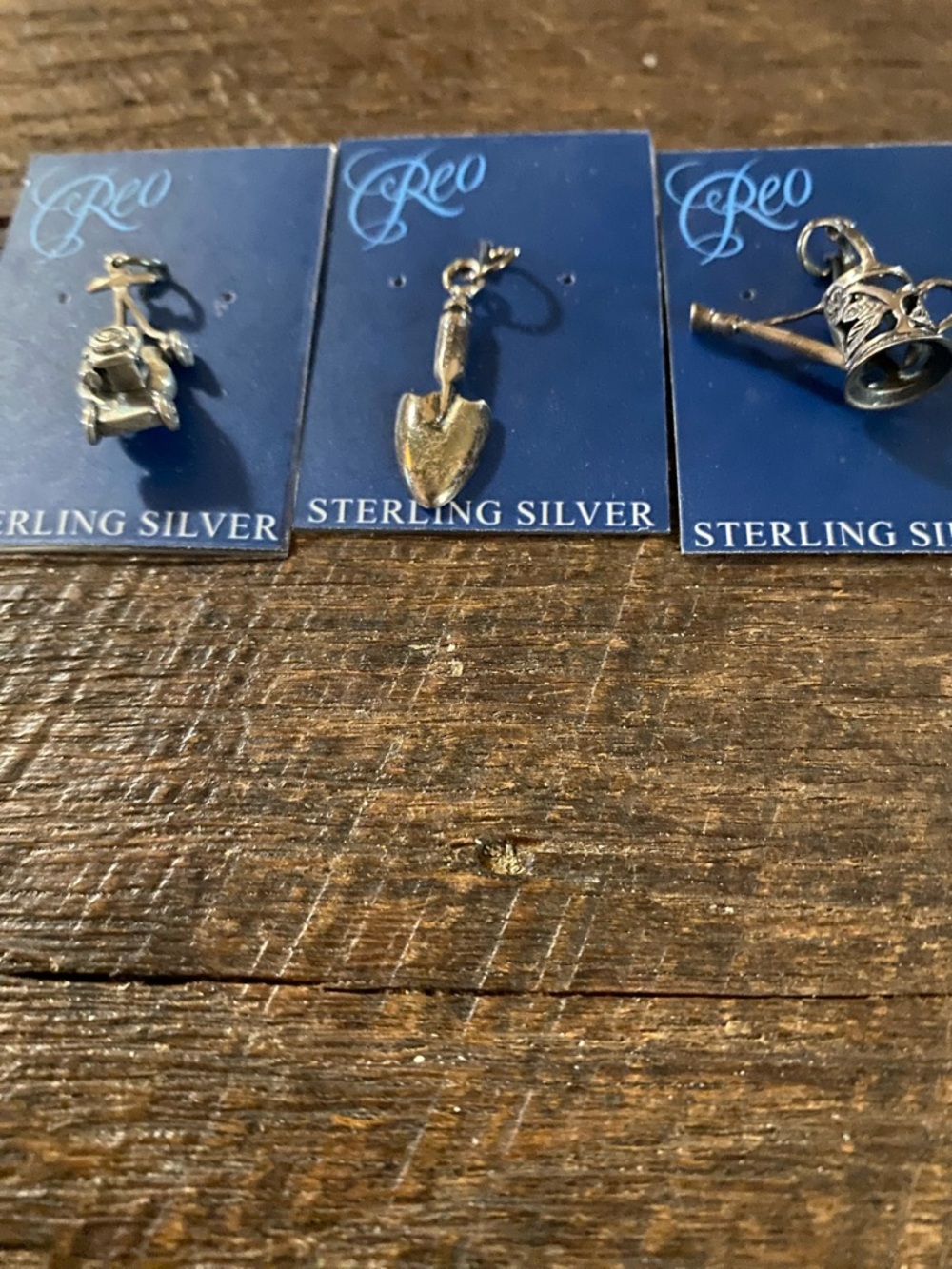 Sterling Silver Garden Tool Charm Bracelet Charm - Silver - Picture 2 of 4